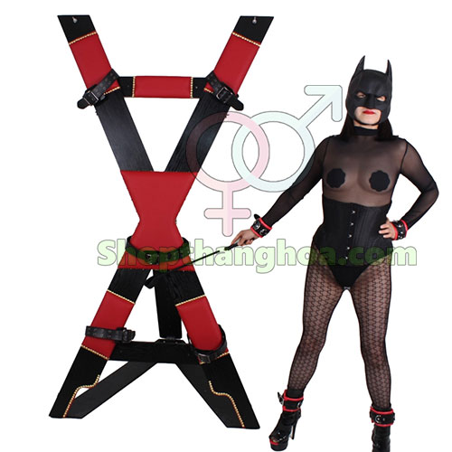 Giàn chữ X BDSM cố định cơ thể cao cấp kích thích cực mạnh