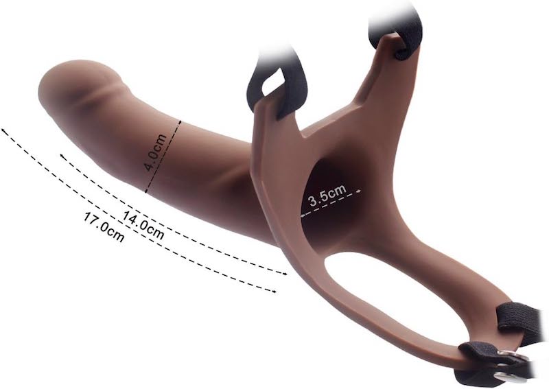 Dương vật giả dây đai siêu mềm an toàn Silicon y tế mua ngay