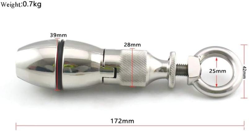Khóa giãn nở hậu môn inox Mỹ an toàn thoải mái kích thích