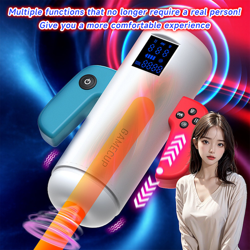 Cốc thủ dâm Mizzzee Hilang rung thụt 9 chế độ phát nhiệt tay cầm game