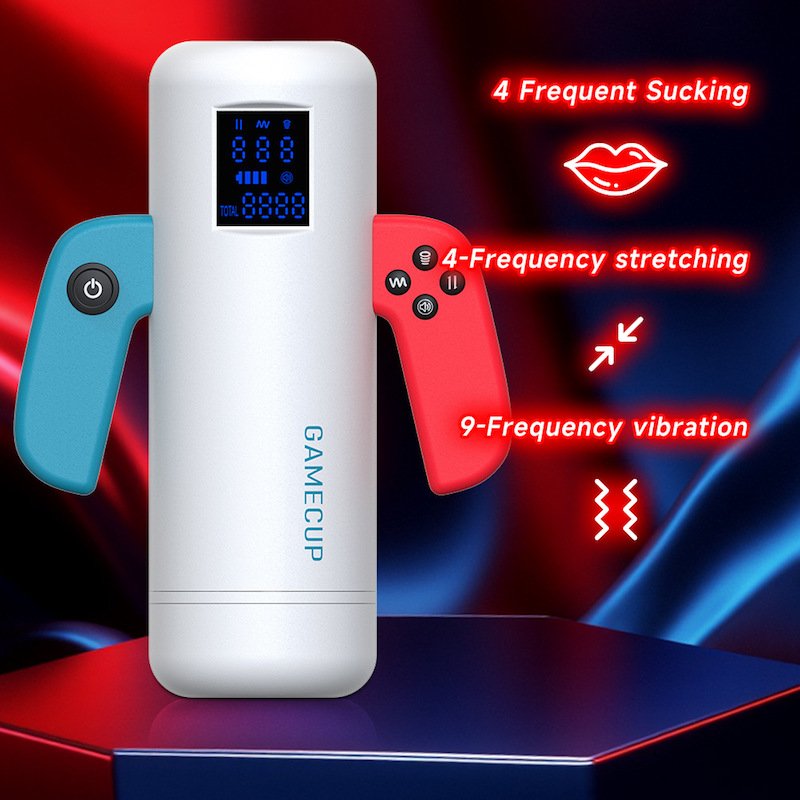 Cốc thủ dâm Mizzzee Hilang rung thụt 9 chế độ phát nhiệt tay cầm game