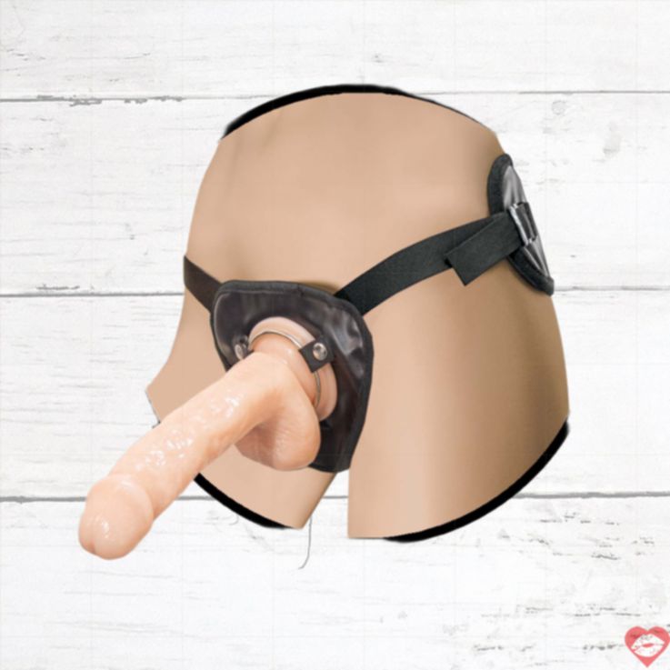Harness Dildo Phun Thực Tế Điều Chỉnh Siêu Hay 