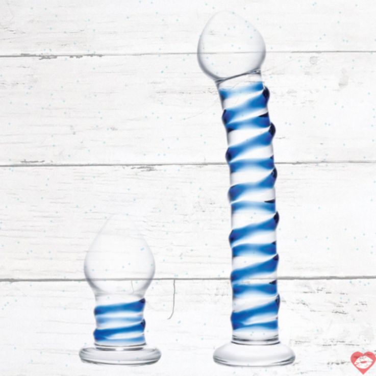 Bộ Glas Thủy Tinh Kích Thích Đôi Siêu Mịn Trơn Tru 