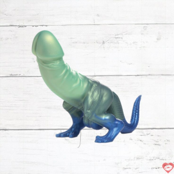 Dildo Jurassic Creature Cocks Xanh – Fantasy Lấp Lánh! 