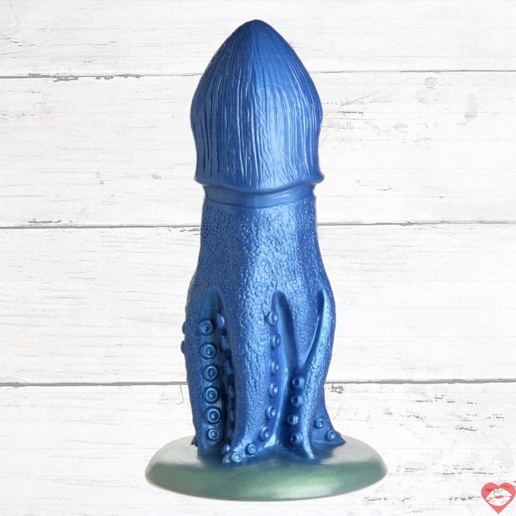 Cocktopus Creature Cocks Dildo Bạch Tuộc Xanh Lấp Lánh 