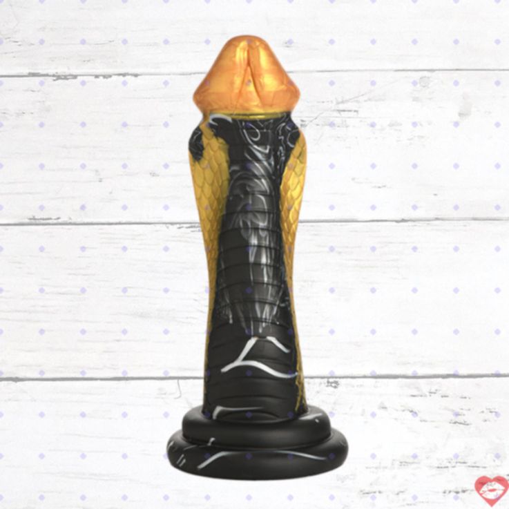 Dildo Golden Mamba Vàng Cong – Rắn Vàng Dã Man! 