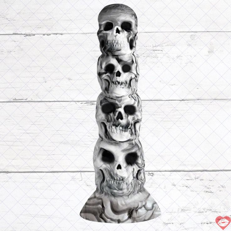 Creature Cocks Tower Doom skull stack fantasy