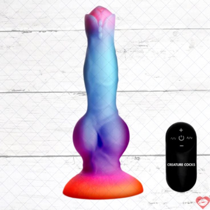 Creature Cocks Astro Dildo Rung Sáng Tối Siêu Vũ Trụ