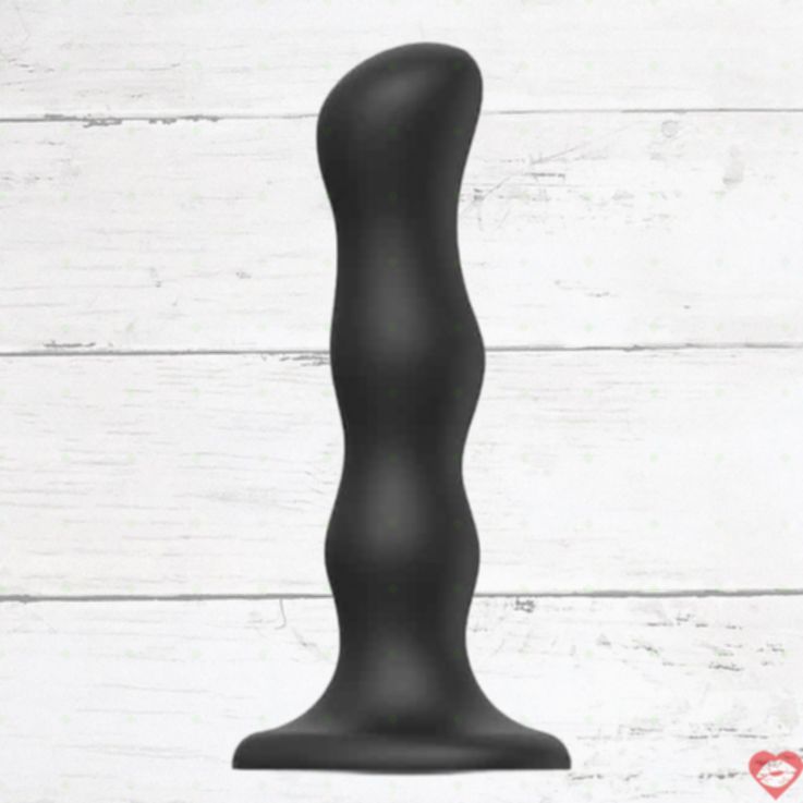 Geisha Ball XL 19cm Đen Silicon Strap-On-Me Kích Thích Mạnh 