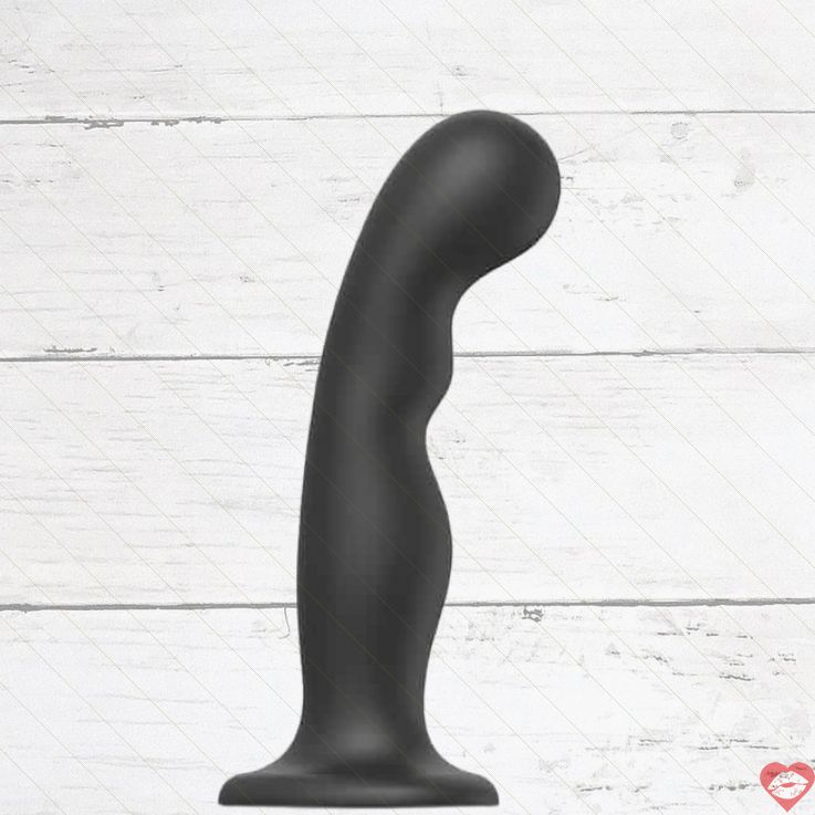 P&G Strap-on Dildo L 18cm Đen Silicone Đa Năng Hút Hồn 