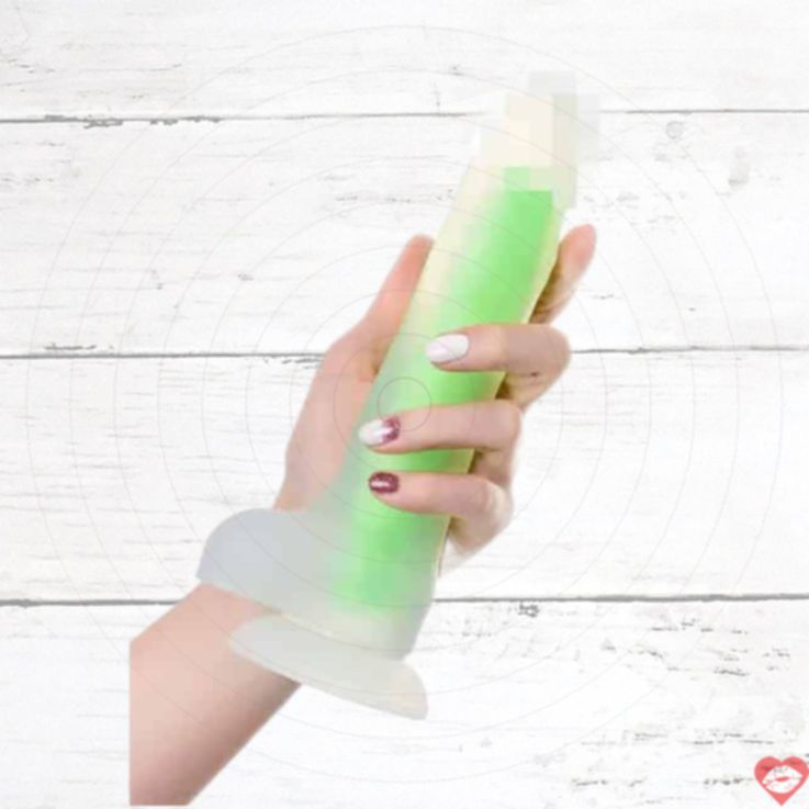 Falloimitator Clark Glow Xanh 22cm Phát Sáng Đêm Tối 
