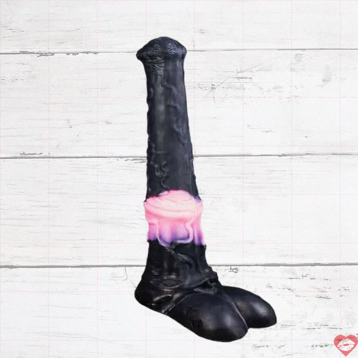 EraSexa Mustang L+ Dildo Khổng Lồ 50cm Đen Hồng