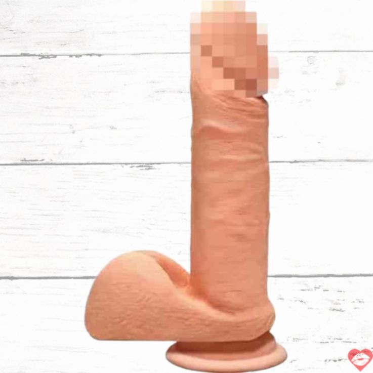 Doc Johnson Ultraskyn Dildo 17.8cm Vanilla Thật Tự Nhiên Mạnh Mẽ