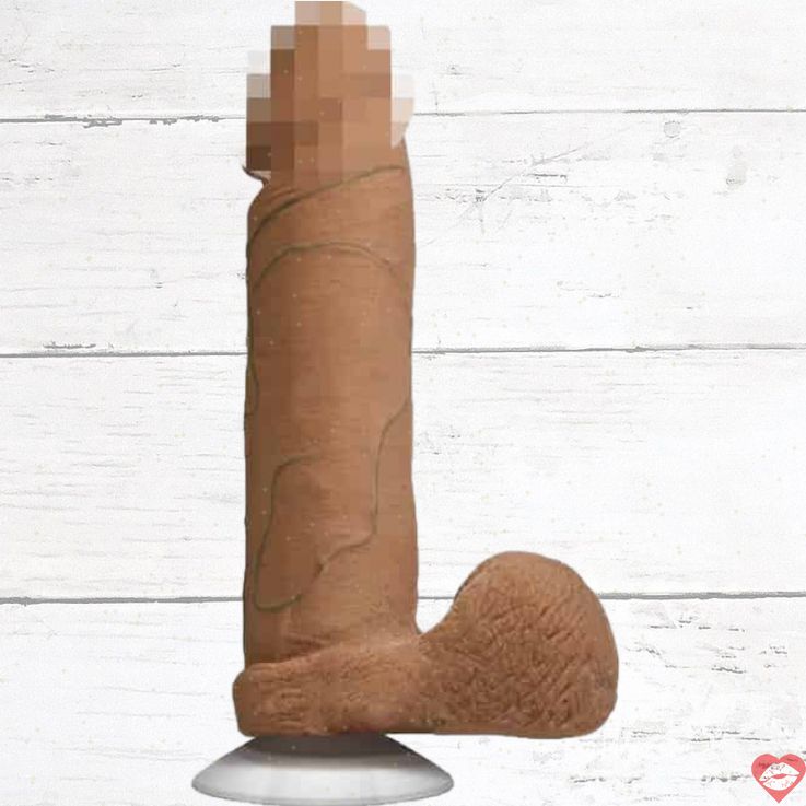 Doc Johnson Ultraskyn 20.6cm Caramel Hút Đế Thật 100%