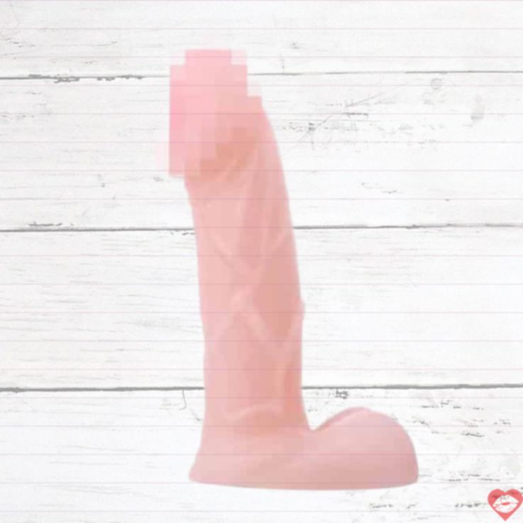 Dương vật giả Baile Slick Pleasure da thịt 11cm gân