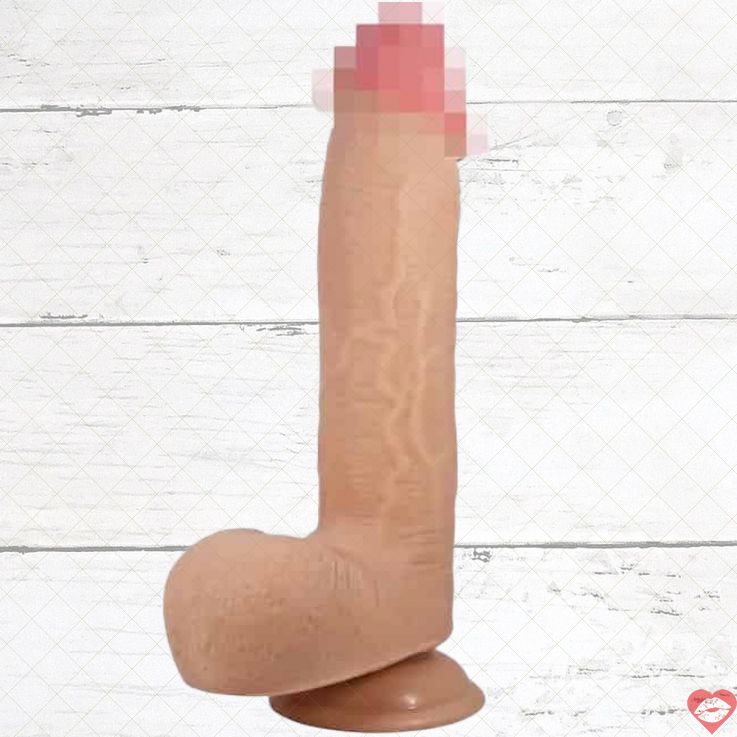 Baile Sliding Skin Dildo Da Trượt 23.4cm Thực Tế Siêu Mềm
