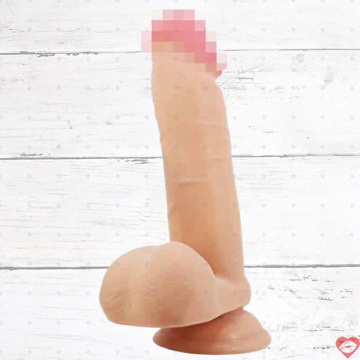 Baile Sliding Skin Dildo 20.5cm Di Động Thật