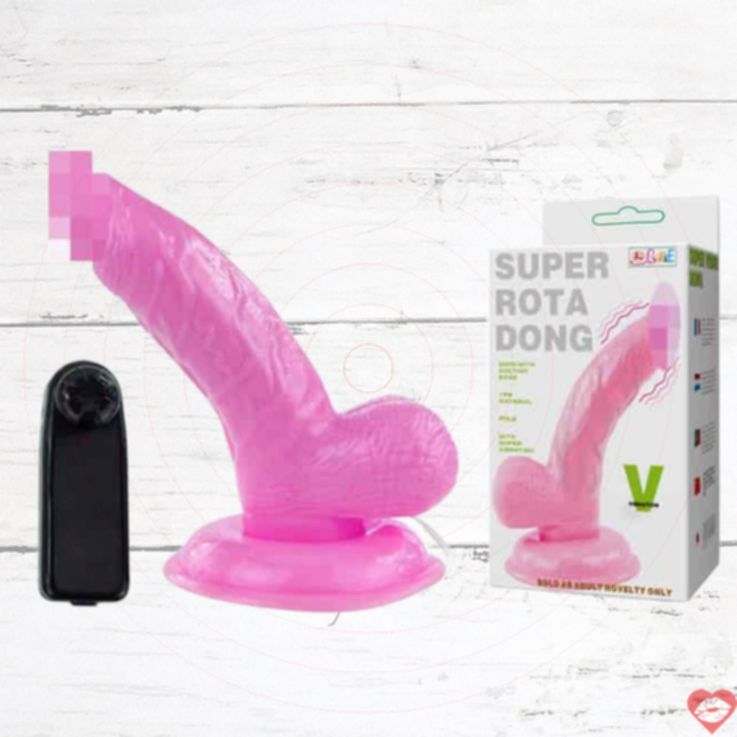 Baile Super Rota Dong 17cm Hồng Vibe Điều Khiển Xa