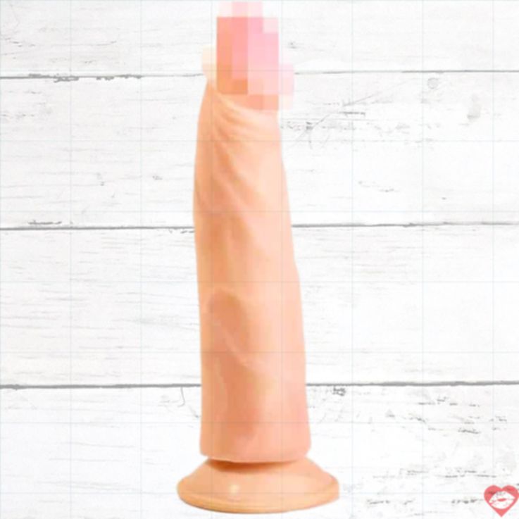 Lovetoy Suction Dildo 20.5cm Da Nude Gắn Cường Nhiệt