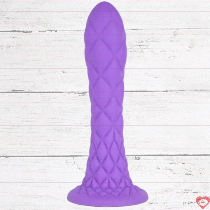 SilexD Dreamy Dildo 18.5cm Tím Fantasy Mềm Uốn Cong Siêu Thực