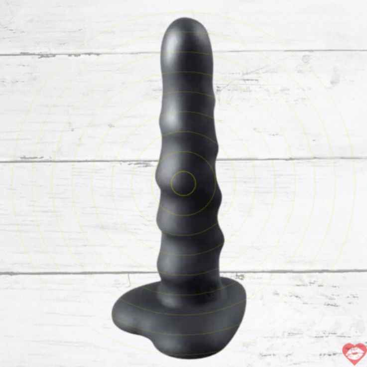 Lola Flow Unicorn dildo đen 17.5cm texture