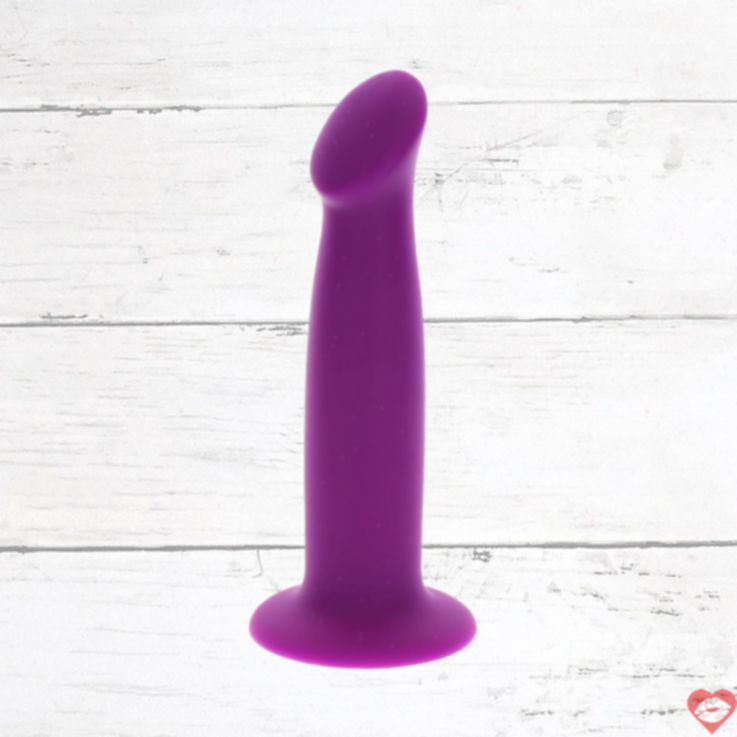 ToyJoy Dildo Đầu Bẹt Tím 16cm - Siêu Mềm Mịn