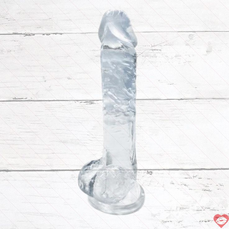 Magic Eyes Sword Fake Penis Hút Đĩa 19.5cm