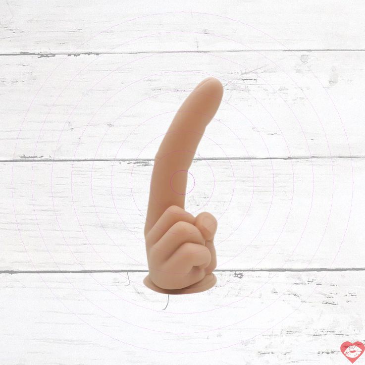 Finger Fest Dildo Ngón Tay Thịt Thật 4.7 Inch
