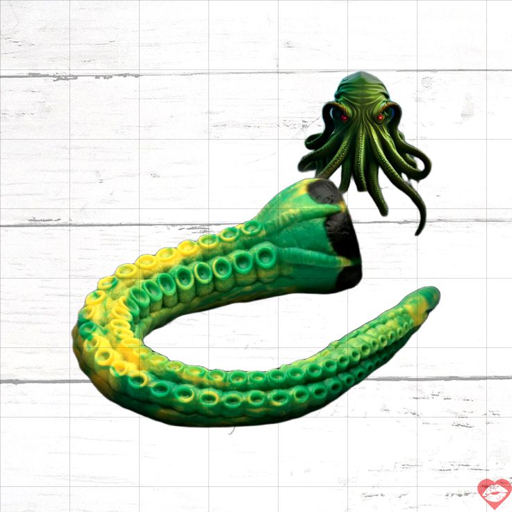 Titan Tentacle Dildo Siêu Dài 22.5 Inch Silicone