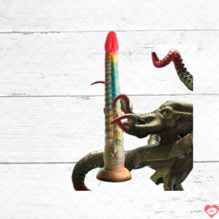 Tenta-Dick xúc tu dildo silicone 12.6