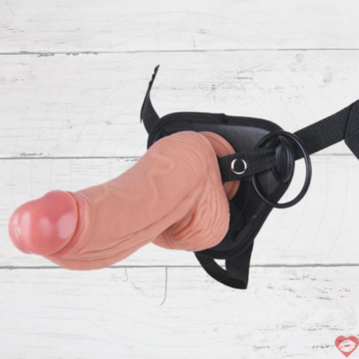 Dildo Đai 10 Inch Silicone Khổng Lồ Thực Tế Siêu Dày
