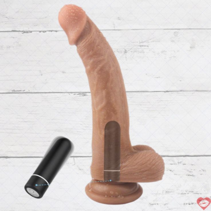 Dildo hút rung remote xoáy cực khoái liên tục