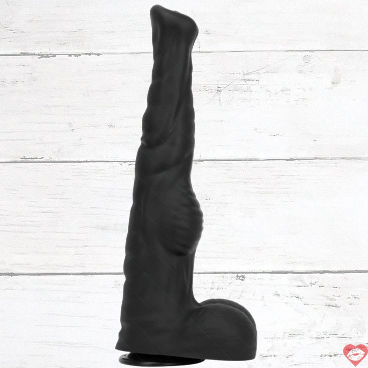 Dildo Ngựa Silicone Đen 16