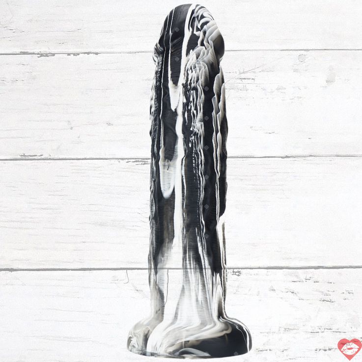 Dildo 10 Inch Khủng 6cm Đa Màu Đen Trắng Đầy Đặn