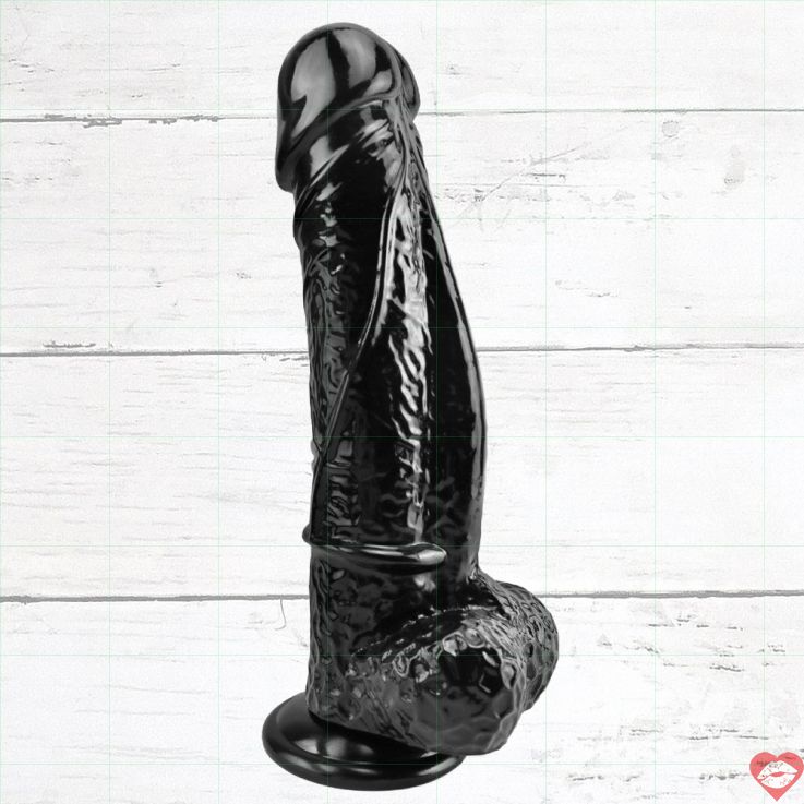 11 Inch Big Black Dildo PVC 28cm Dày Mạnh Siêu Lớn