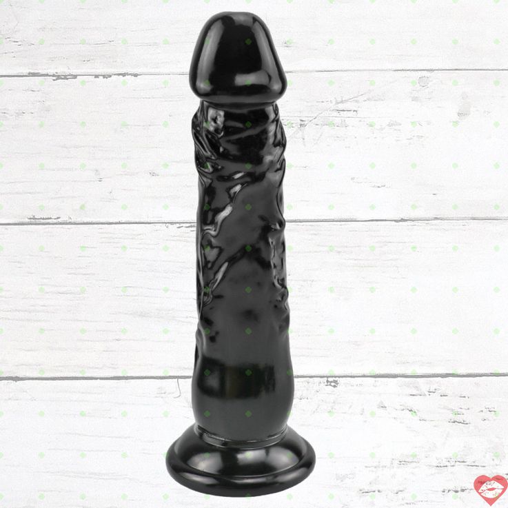 Dildo Đen Thẳng 20cm Siêu Mịn Thoải Mái Hoàn Hảo