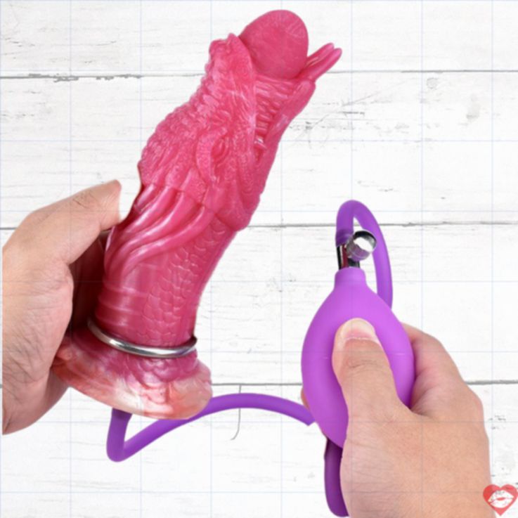 Evil Dragon Ovipositor Dildo Bơm Trứng Alien