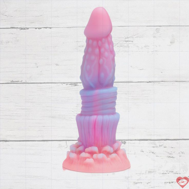 Dildo Hậu Môn Monster Glow Sáng Tối 18cm Siêu Lớn Đen