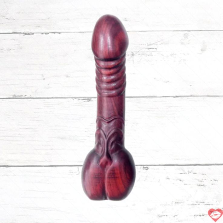 Dildo Gỗ Massage G-Spot Thơm Mịn Tự Nhiên