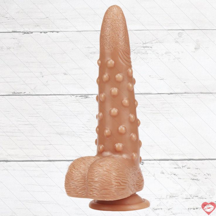 Honeysx dildo hậu môn silicone thực tế hạt massage