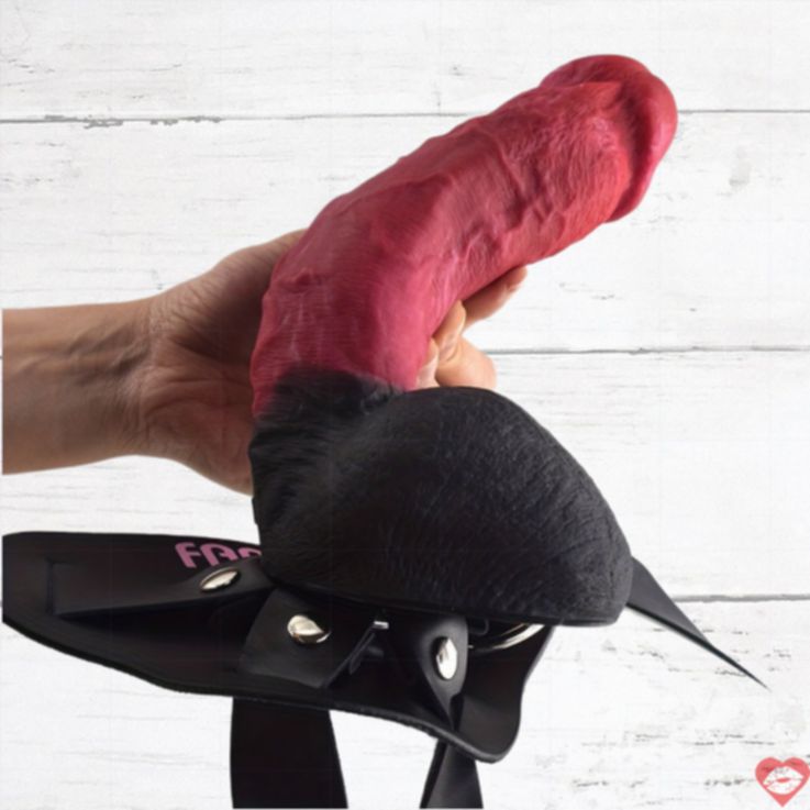 FAAK-F120 Dildo Silicone Thực Tế Suction Cup Đai Đeo