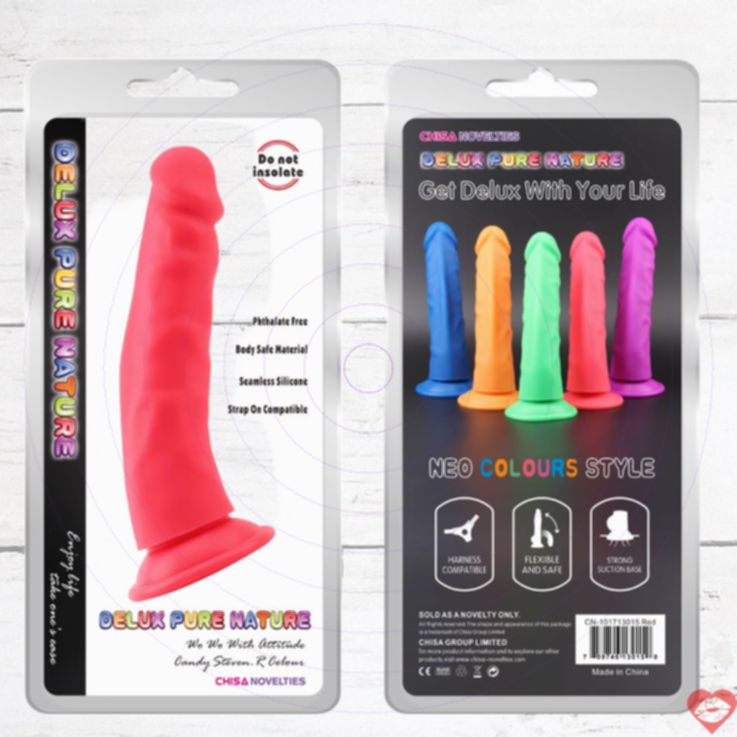 Delux Steven R dildo silicone hút mạnh, khoái lạc đỉnh
