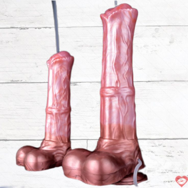 FAAK Ngựa Đẻ Silicone Khổng Lồ Phun Nước
