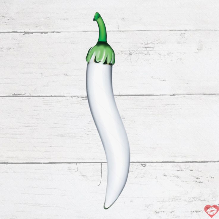 Chili Pepper Dildo Kính – Ớt Cay Gợi Cảm Nghệ Thuật 