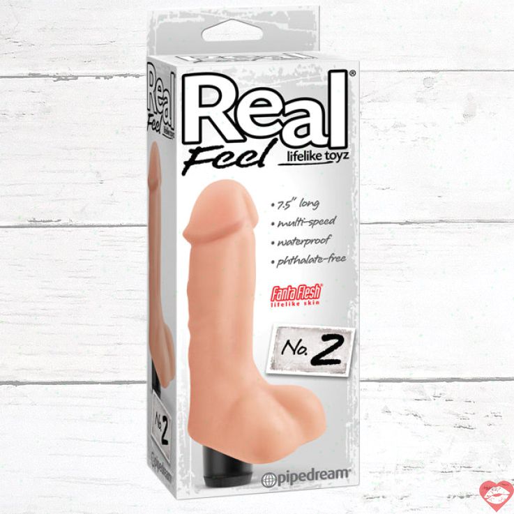 Real Feel No.2 Vibrator Da Thật Mềm Mịn Thực Tế 
