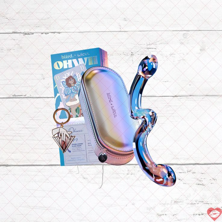 Dildo Kính Ohwii Đôi Đầu Biird G/P-Spot Đa Năng Thăng Hoa 