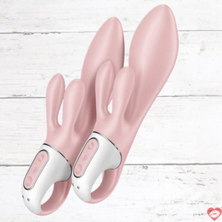 Satisfyer Air Pump Bunny 3 Bơm Phồng G-spot Song Hợp Sướng