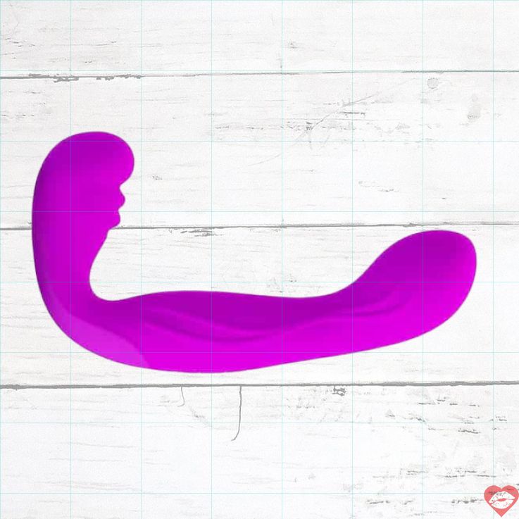 Strapon Rung Pretty Love Beau Hồng 20cm Không Dây Đa Năng 