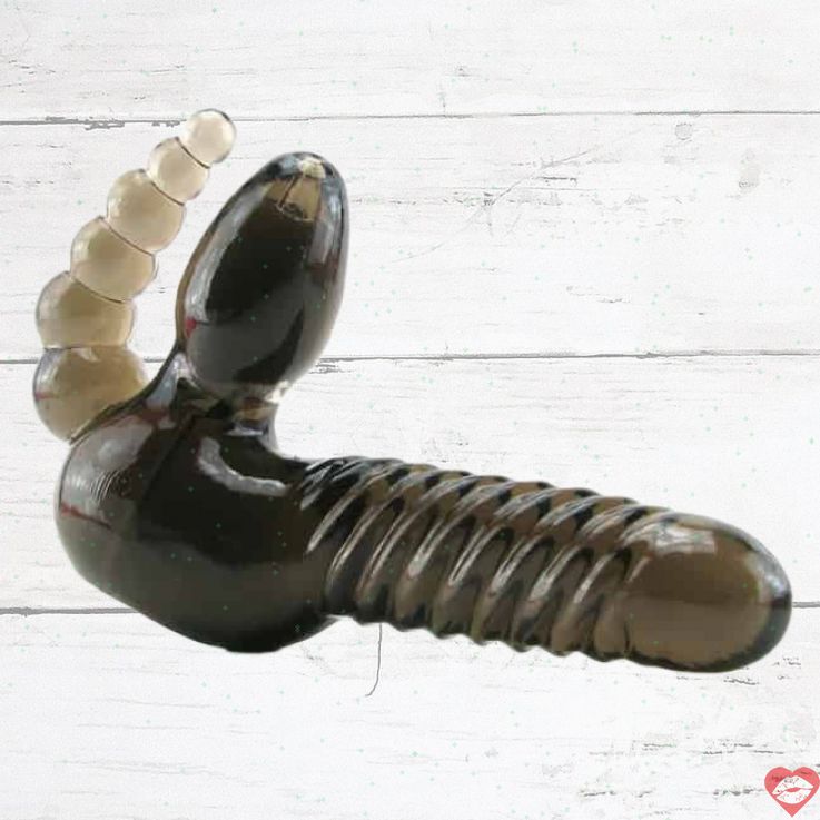 PipeDream Strapless Strapon TPE Đen – Anal Thú Vị Đỉnh!