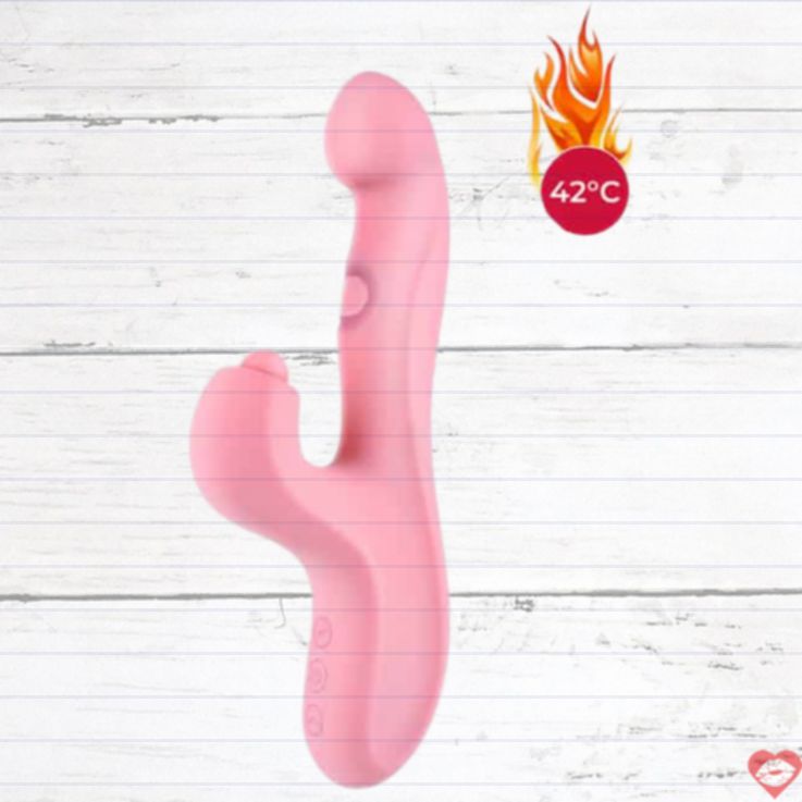 Erocome Aries Rabbit Hồng Thrust Rung 23cm Điểm Nhạy Sướng 
